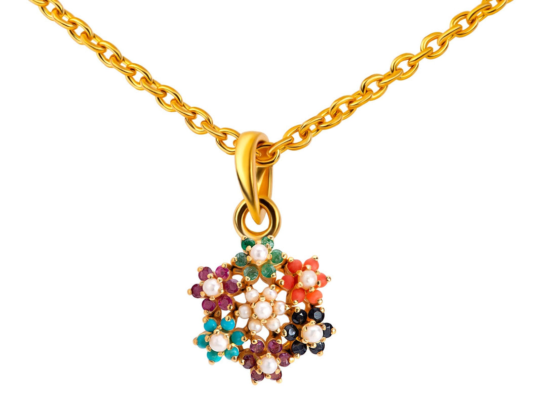 Seven Flowers of Nauratan Necklace - A Unique and Exquisite Jewel