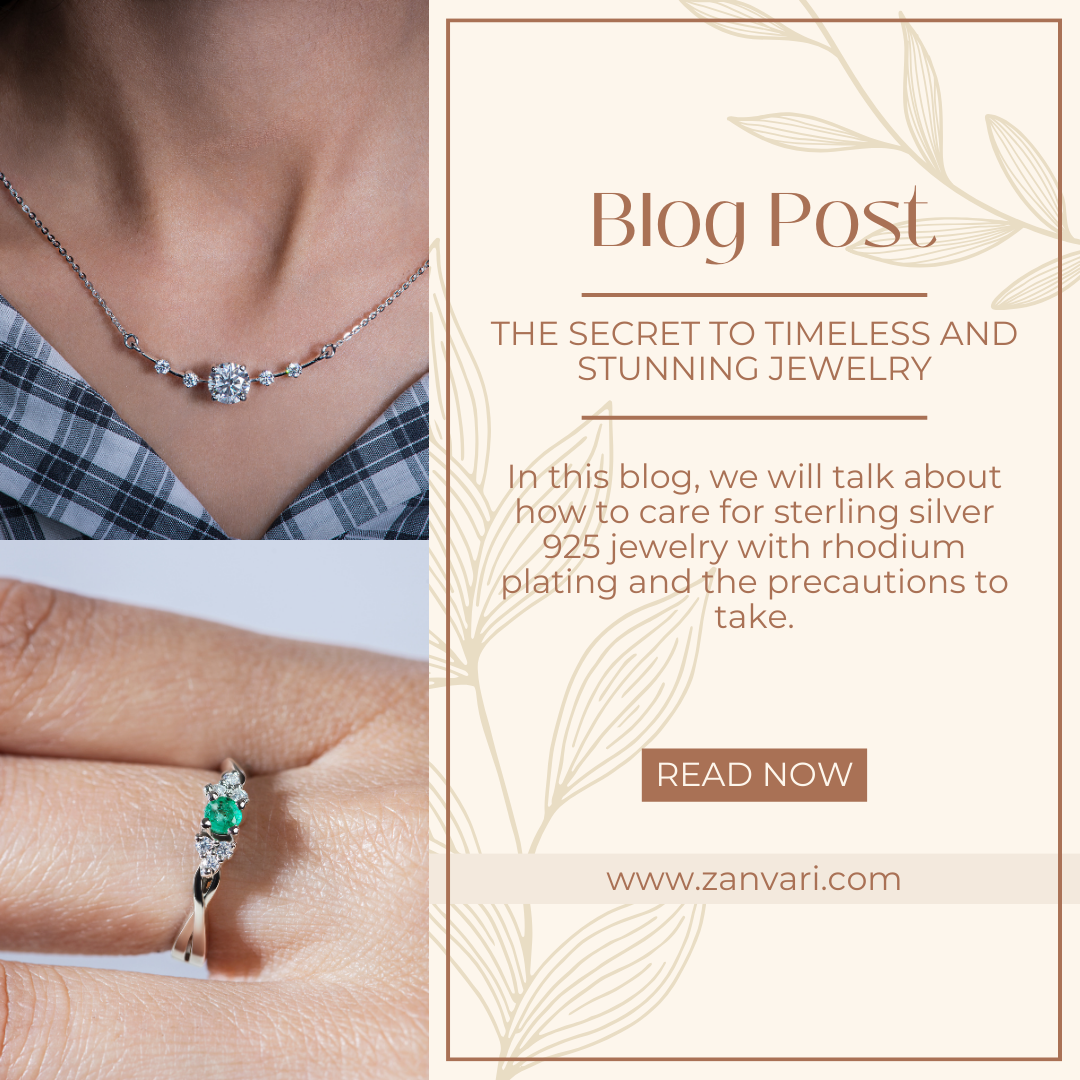 RHODIUM PLATING ON STERLING SILVER 925: THE SECRET TO TIMELESS AND STUNNING JEWELRY