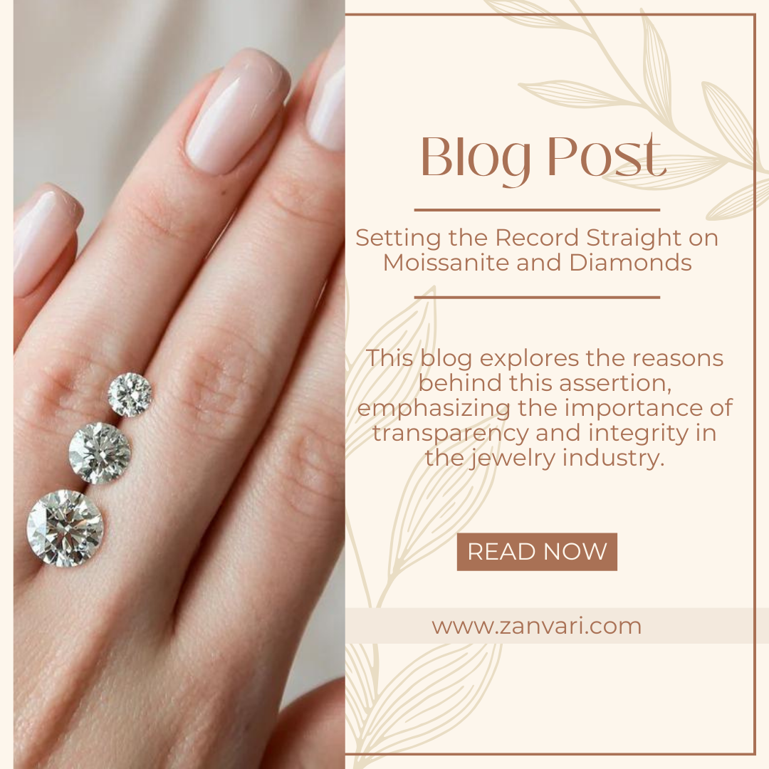 Setting the Record Straight on Moissanite and Diamonds
