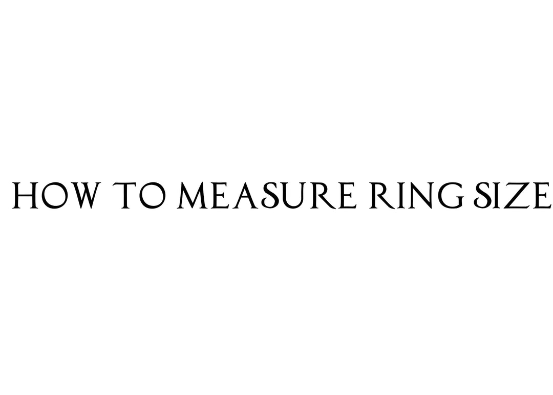 HOW TO MEASURE YOUR RING SIZE?