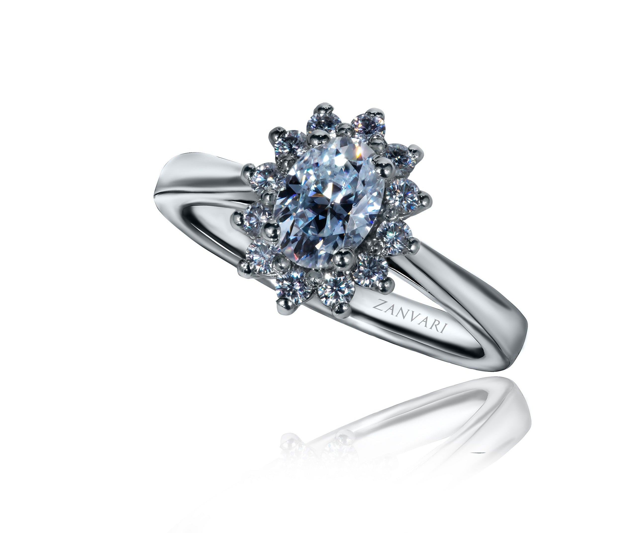 Proposal Ring In 925 Silver- Affordable Oval Cut – Zanvari