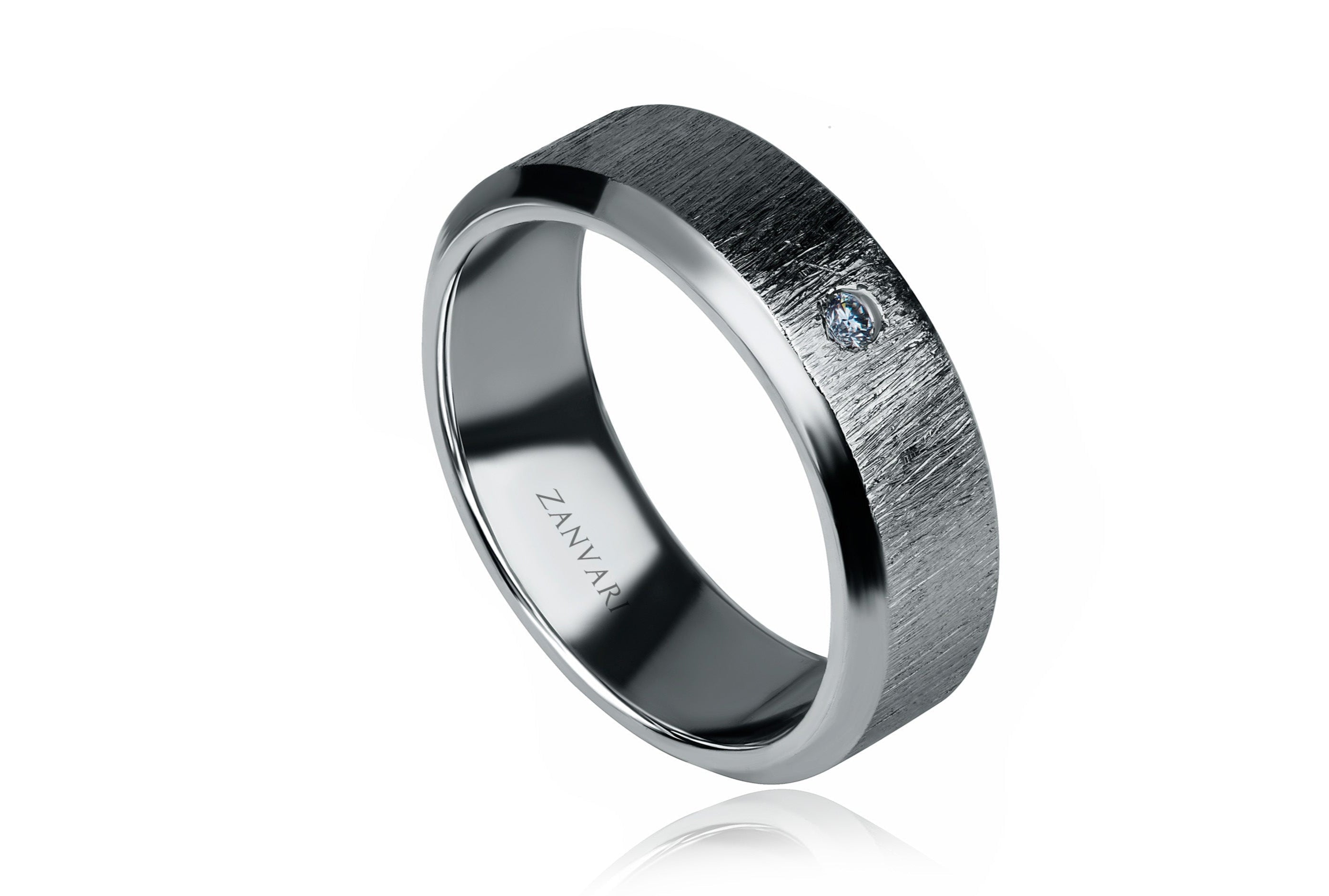 Wedding Bands For Him Crafted In Silver – Zanvari