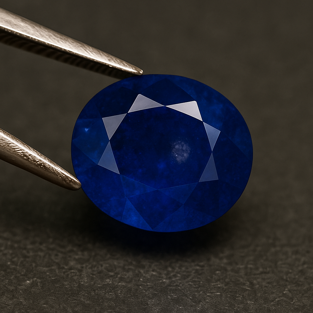 Blue Sapphire Stone Ring Luxurious and Elegant – Zanvari