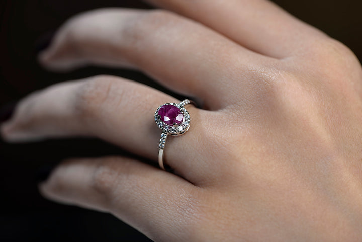 RUBY STONE OF NATURE RING