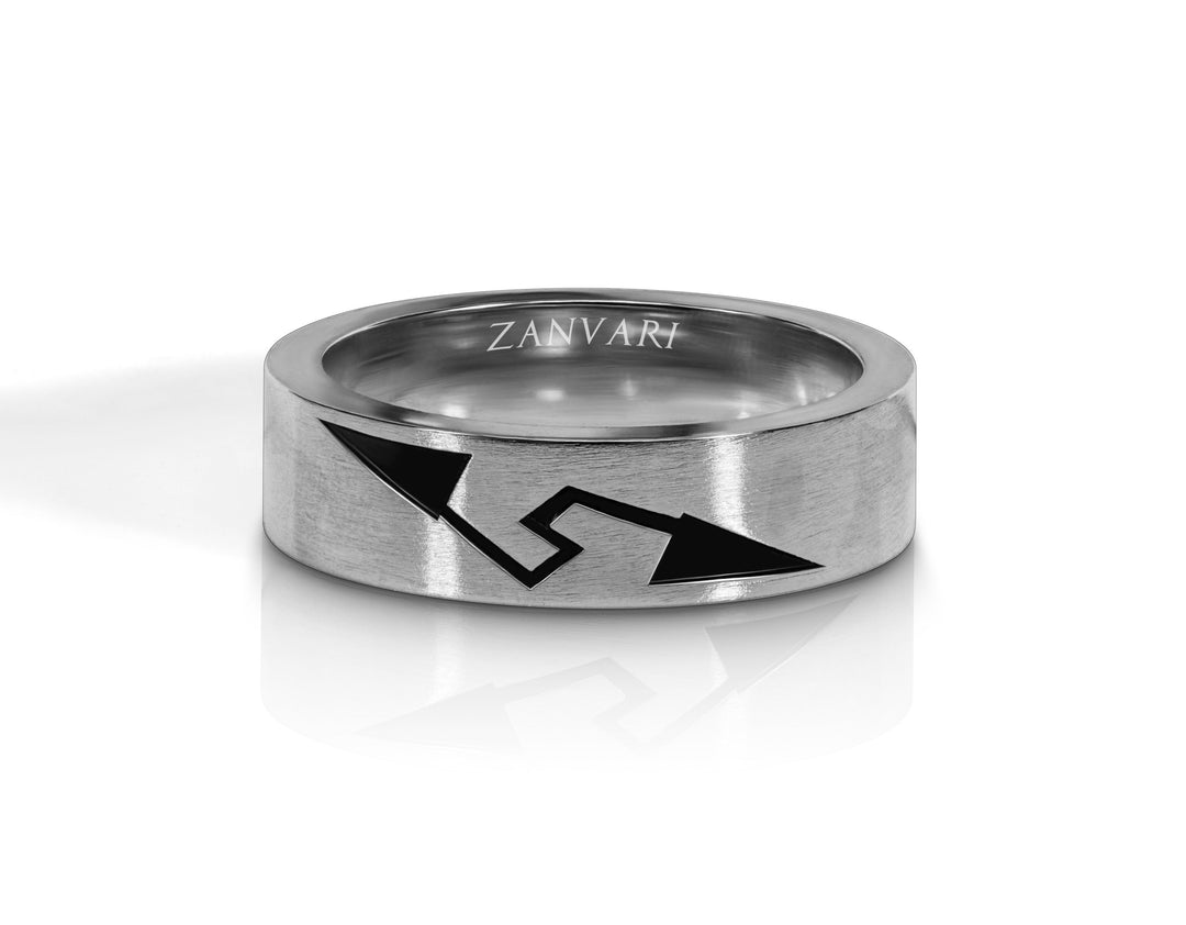 Gen Z inspired ring for new generation in 925 silver for boys