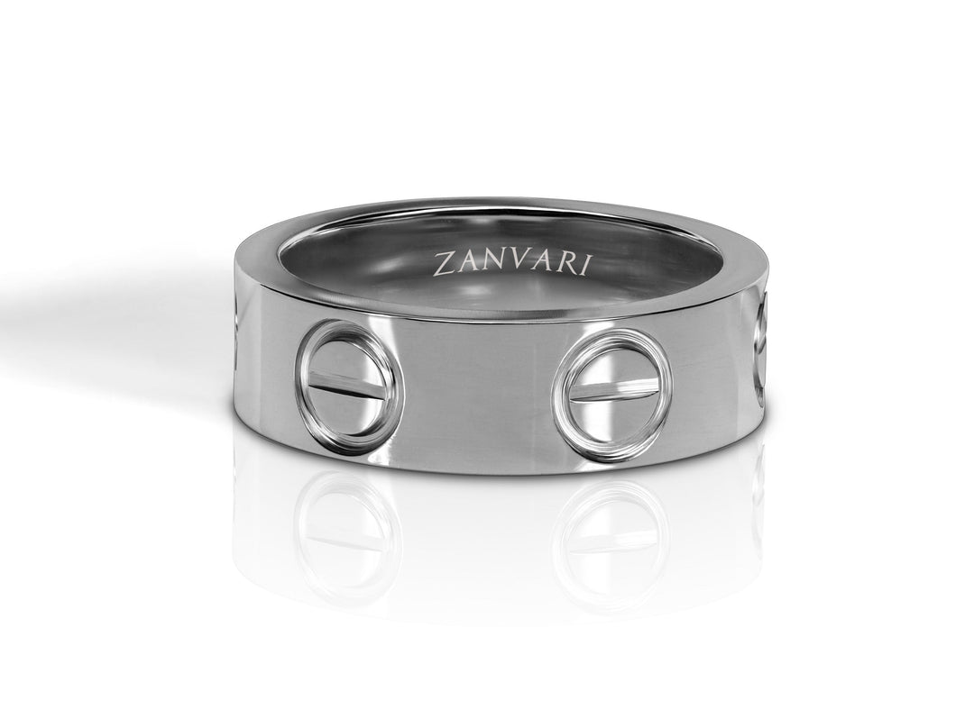 Cartier Inspired Love Ring In 925 Silver Handcrafted  in Karachi Pakistan