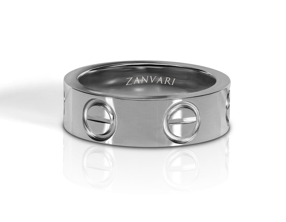 Cartier Inspired Love Ring In 925 Silver Handcrafted  in Karachi Pakistan