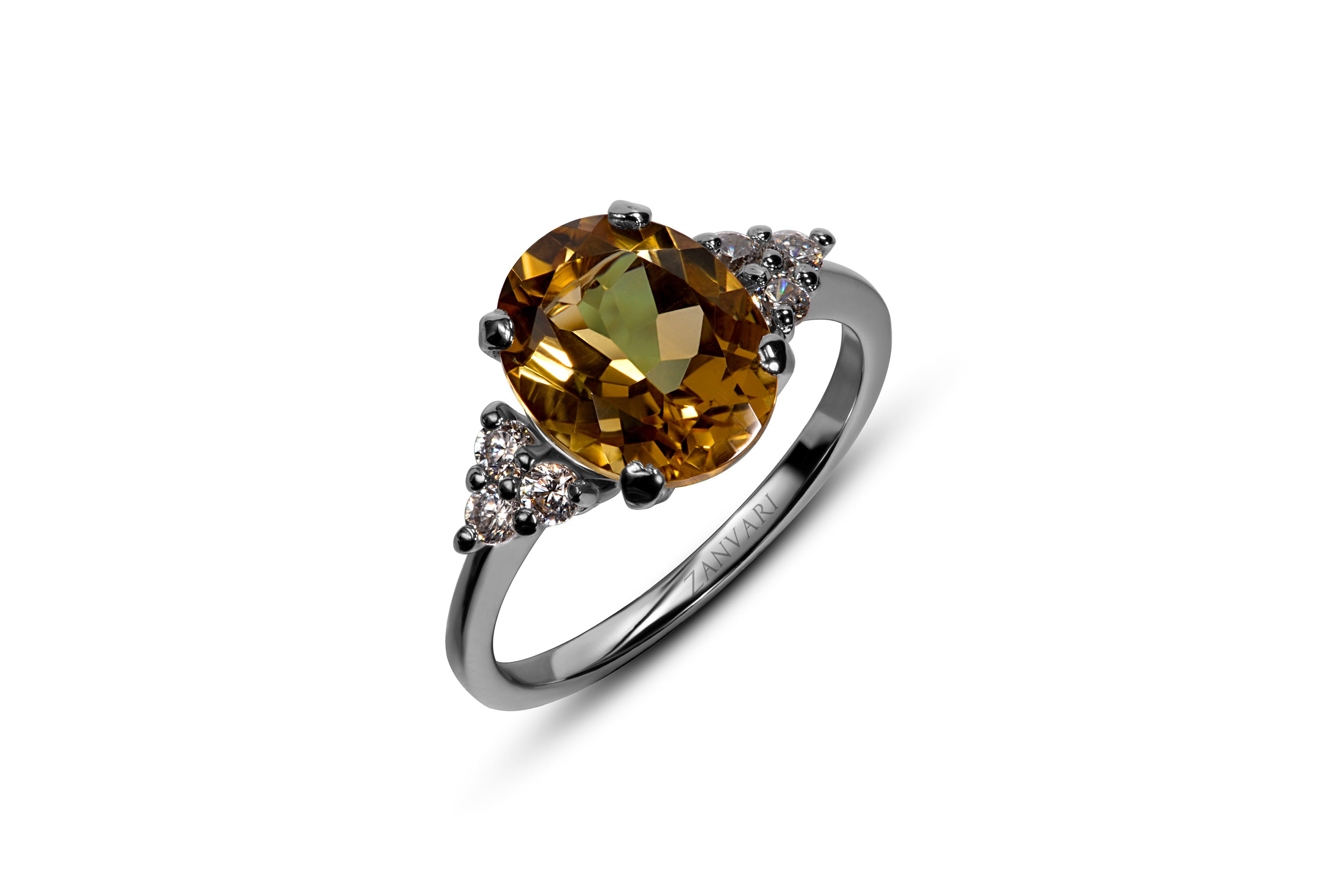 Citrine The November Stone Ring In Silver – Zanvari