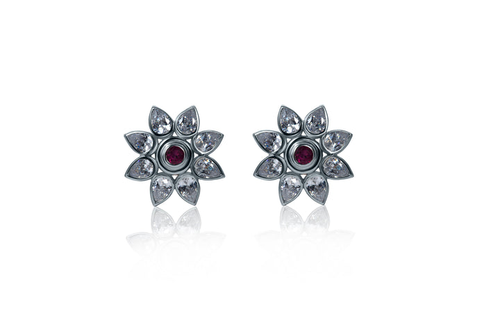 925 Silver Handmade Studs For Girls By Zanvari