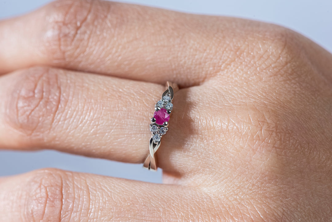 Ruby Silver Ring: Classic Elegance and Modern Style