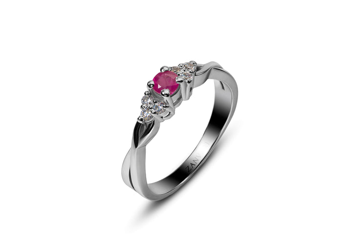 Ruby Silver Ring: Classic Elegance and Modern Style