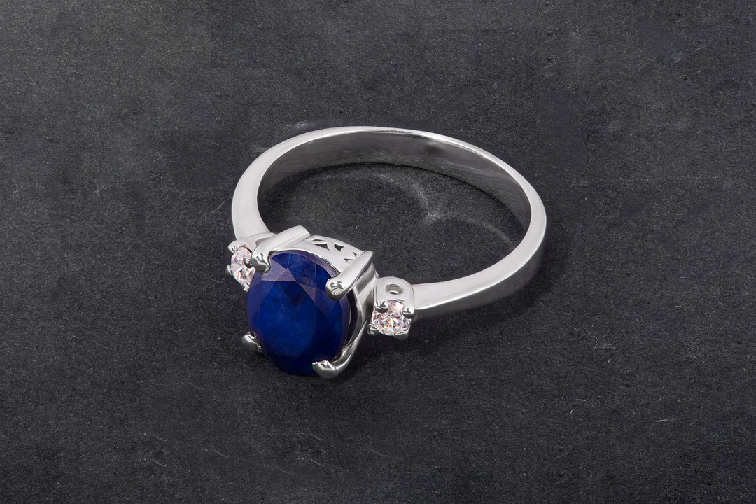 THE WISDOM STONE OF SAPPHIRE RING (نیلم)