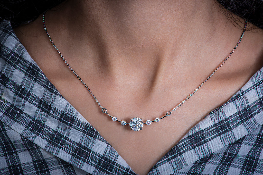 The Sparkle of Moissanite Necklaces - A Perfect Choice