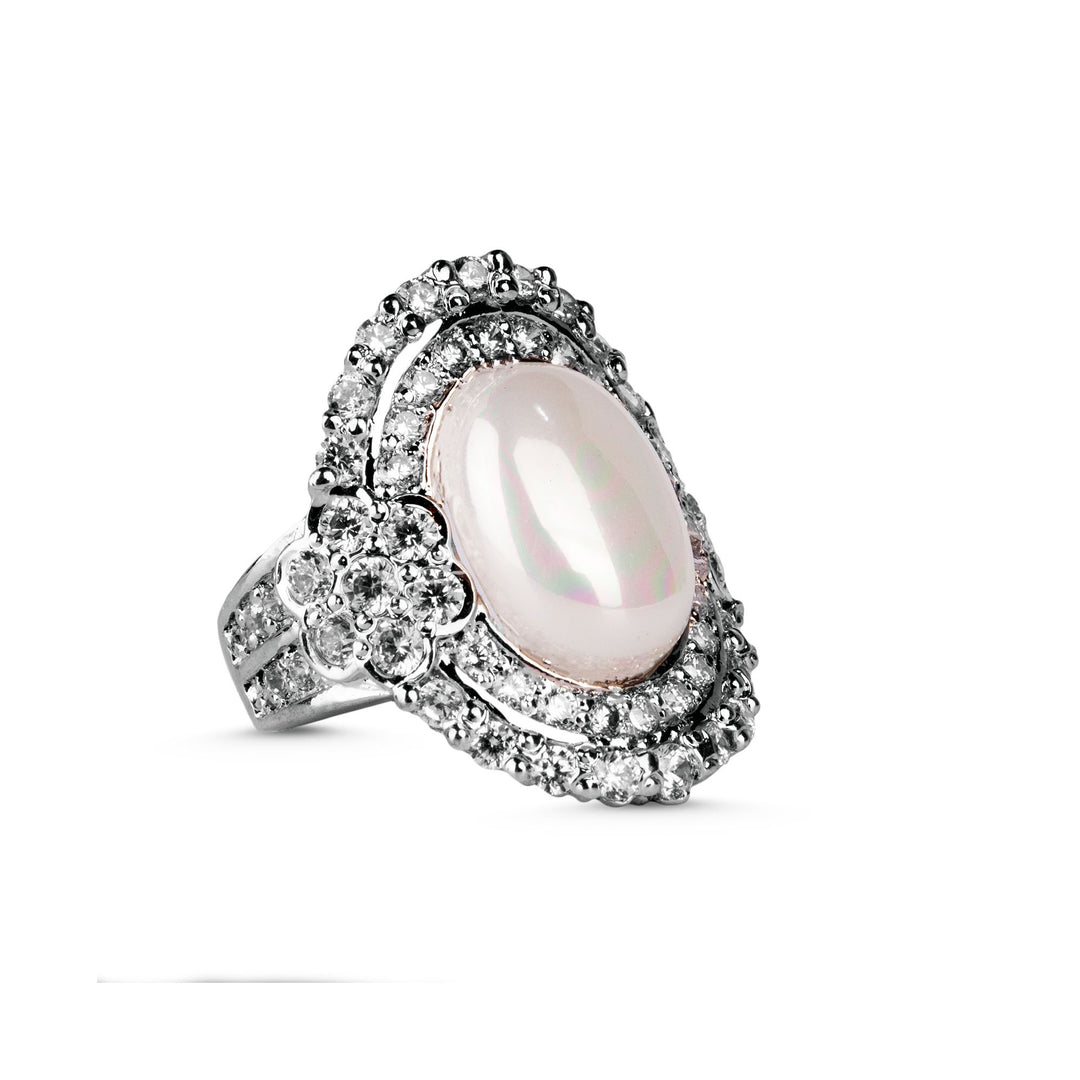 Shell Pearl Ring - Timeless Elegance and Natural Beauty
